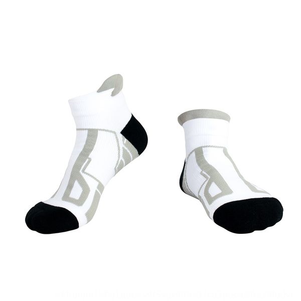 

running short tube sweat-absorbing breathable terry men's and women's sports foot pressure pressure socks buffer elite socks, Pink;yellow