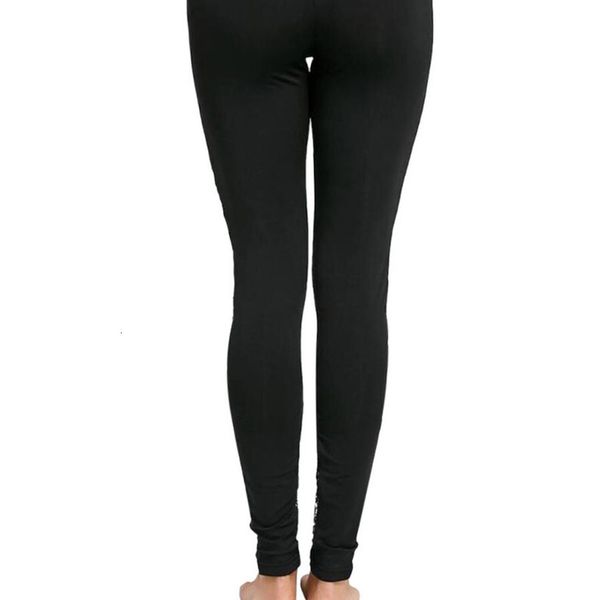 

womens leggings high waist ankle length lace large size fitness leggings fashion sports pants leggings trousers leging feminina 38, Black