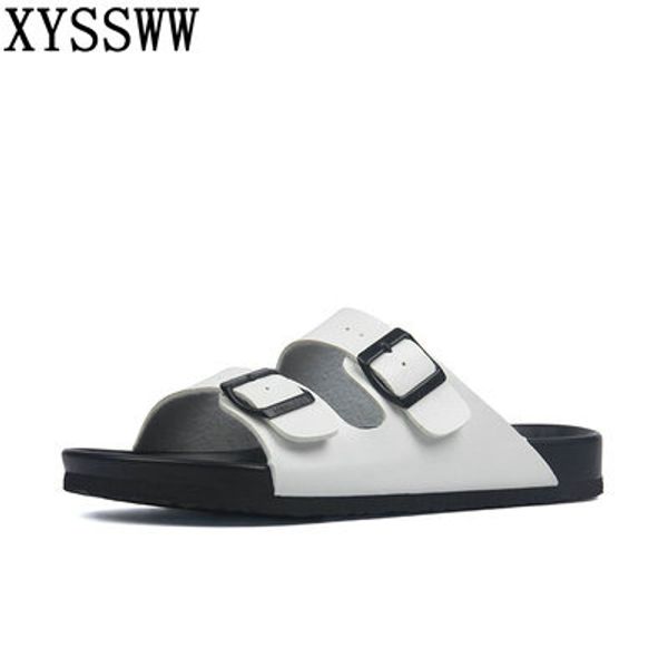 

2020 summer fashion men beach slippers men casual flip flops sandals flip flop shoes plus size 35-45, Black