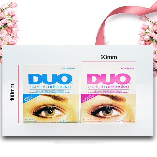 

duo eyelash adhesives eye lash glue brush-on adhesives vitamins white clear black 5g new packaging makeup tool dhl