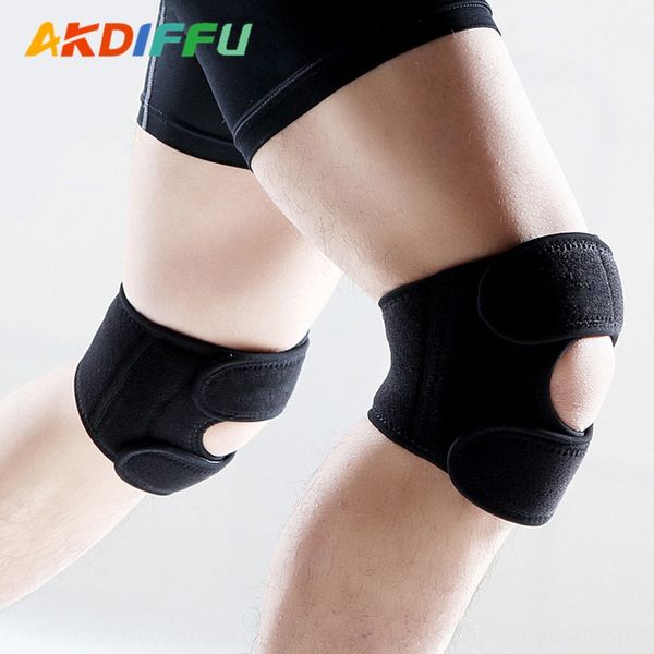 

open patella knee pad outdoor sports diving material mesh ok cloth breathable wear-resistant riding outdoor sports goods, Black;gray
