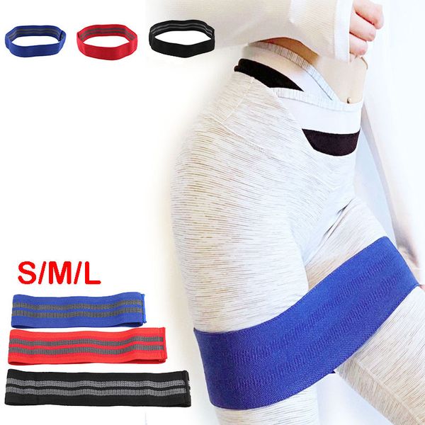 

anti slip cotton hip band resistance bands booty exercise elastic bands for yoga stretching training fitness workout