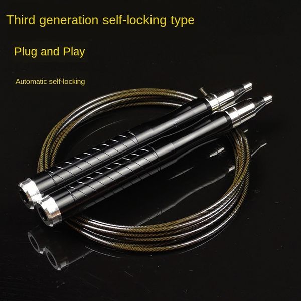 

9huf3 self-locking rope skipping race professional fitnessexercise steel wire for male and female steel wire senior high school entran