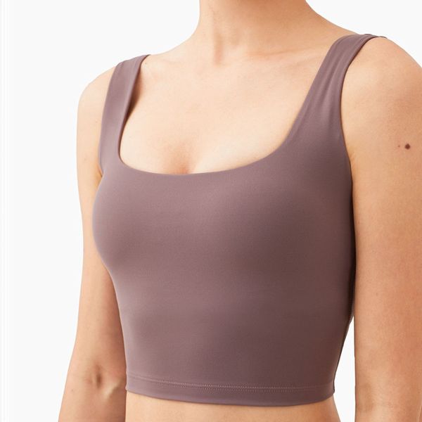 

u shape yoga bra women shockproof sports bra running workout gym gathering widened shoulder belt short vest, White;black