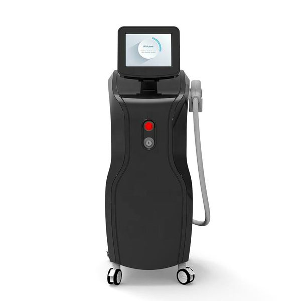 

808 continuous wave semiconductor ing point laser 808nm diode laser removal laser operation system for spa and salon use, Black