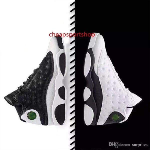 

горячие дешевые туфли 13s xiii мужчин баскетбол обувь разводят сапоги navy game голограмма серый палец серый низкий шершни мужские sneaker