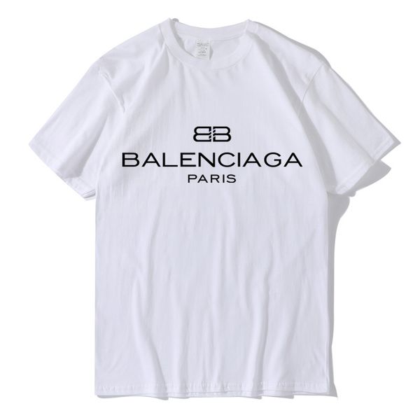 

mens designer fashion casual brand t shirts 2018 summer men women couple designer tees short sleeve pullover bb size s-xxl, White;black