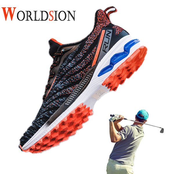 

new breathable training golf shoes men sport sneakers for golfers mens size 39-45 light weight joging walking shoes