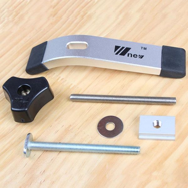 

new metal quick acting hold down clamp t-slot t-track clamping kit for wood working tools with t-screw and screw