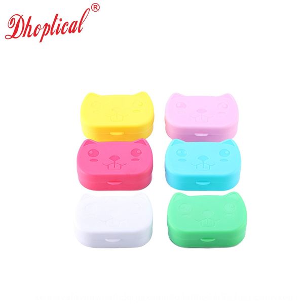

invisible case case nursing glasses with mirror/pupil box invisible glasses companion box nursing box/kitty 891, Blue