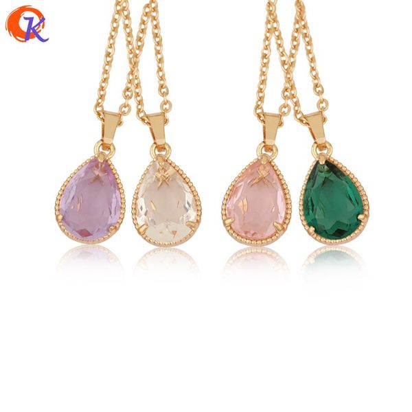 

cordial design fashion jewelry/diy crystal pendant necklace/hand made/chain necklace/genuine gold plating/cz charms necklaces, Silver