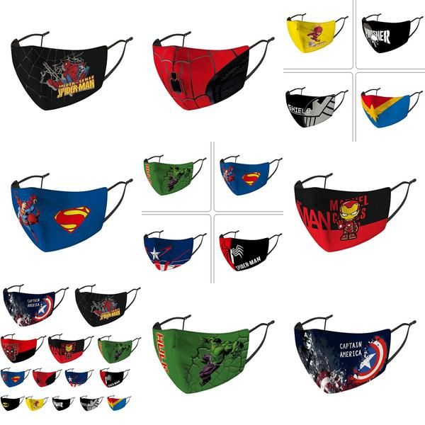 

kids face mask designer face mask kids mask riding cold protection new spiderman batman superhero child captain shield punisher asssd