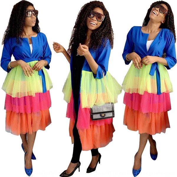 

quoob 5266 women's -colored candymesh multi-color laminated stitching 5266 women's candy-colored coat candy candy candymesh multi, White;black