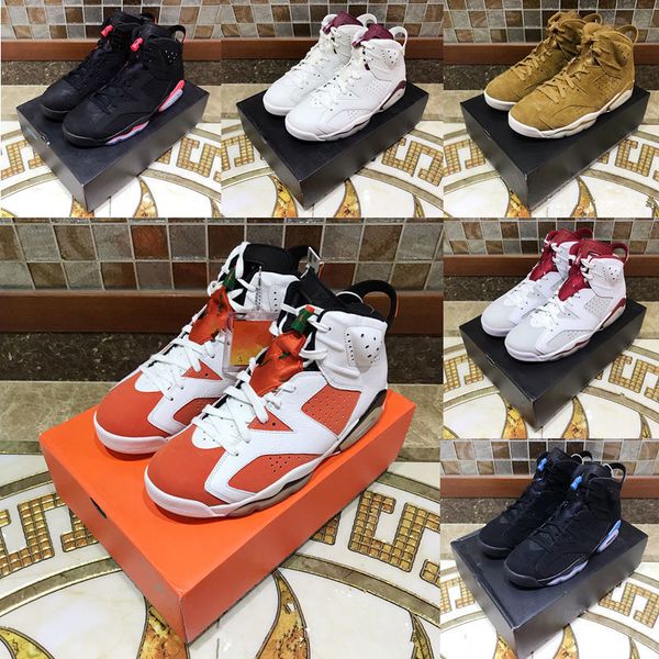 

2020 infrared bred 6 6s men basketball shoes 3m reflective bugs bunny tinker hatfield unc oreo men sports sneakers trainers us 7-13, Black