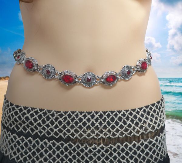 

luxury fashion silver waist chain rhinestone crystal belly chain belt chains summer beach bikini swimsuit body jewelry t200508