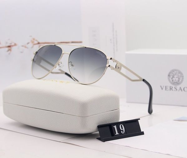 

ss20 sport sunglasses for women fashion round sunglasses eyewear sun glasses design brands metal frame dark glass lenses for mens womens be, Black