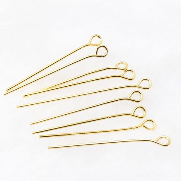 

9-shape needle pin diy metal color retaining diy accessories 9-shape needle jewelry ear ring accessories, Silver