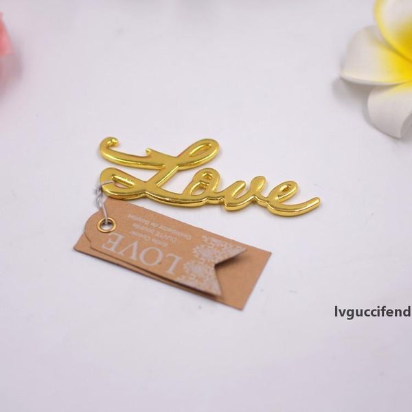 

wholesale birthday gifts for husband love antique gold/silver beer bottle opener for wedding favors w7450