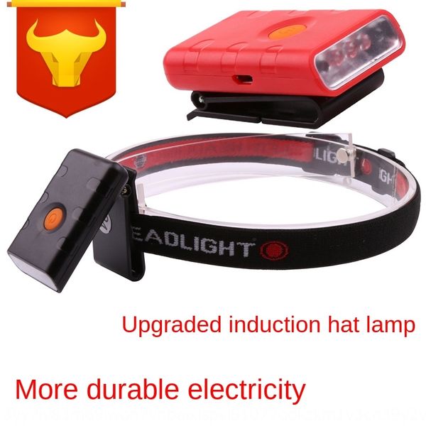 

9ob2z wolf warriors new led infrared induction charging hat clip hat clip lamp outdoor headlights headlights battery headlight fishing head