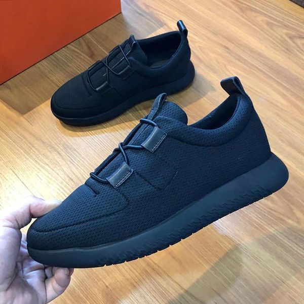 

team sneaker men 's shoes new arrival comfortable breathable plus size shoes low lace -up luxury men shoes fast delivery dr, Black