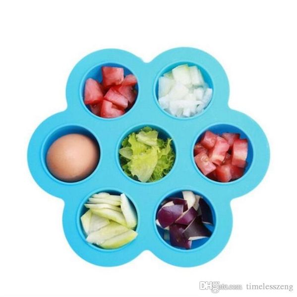 

7 hole ice tray multifunction diy maker food grade baby tableware complementary food storage box