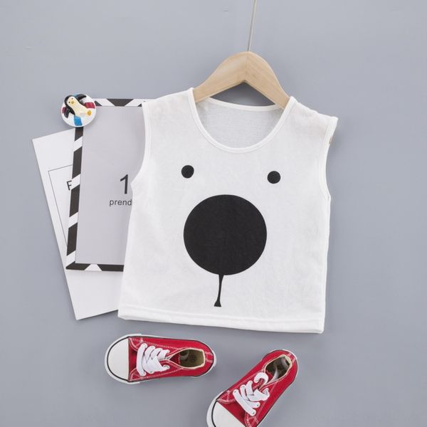 

clothing 2020 summer thin vest infant breathable base shirt children's vest children's clothing new fashion, Blue