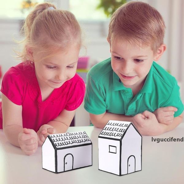 

10pcs gift box cartoon birthday gift favor box handmade cookies candy bag birthday opening day anniversary scene