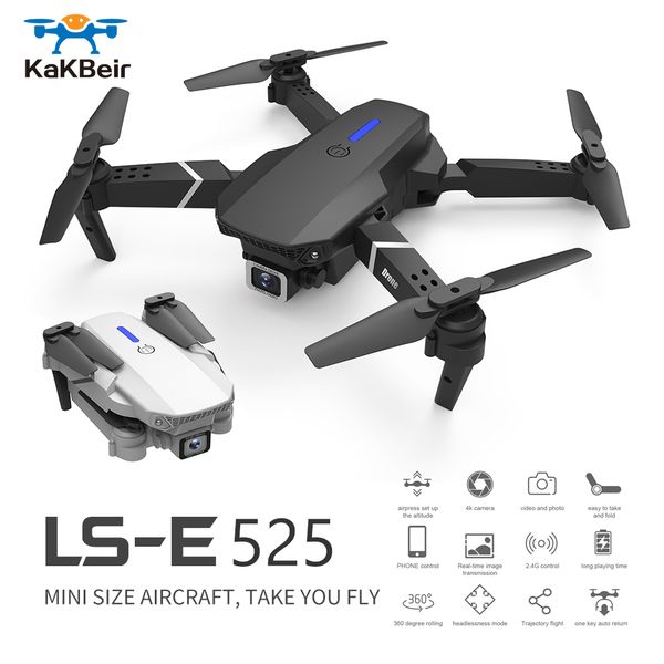 

kakbeir rc складная drone 4k hd двойной камеры wifi fpv e525 quadcopter следуй за мной профессиональный вертолет дрон игрушки для мальчиков