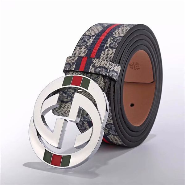 

designer belts luxury belts for men big buckle belt fashion mens leather, Blue;gray