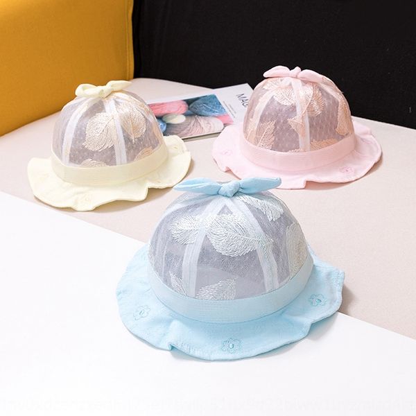 

feather net new wide eaves sunscreen fisherman fisherman baby net baby hat hat mz9071, Blue;gray