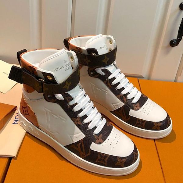 

luxury men shoes sports fashion boots design with box outdoor trendy flat sneakers boombox sneaker boot zapatos de hombre m, Black