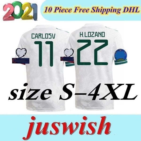 

thai version quality 2020 mexico soccer jersey national new away white 2021 black chicharito lozano guardado carlos vela raul football shirt, Black;yellow