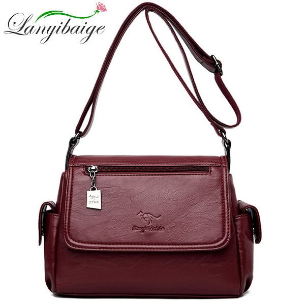 

women fashion shoulder bag soft leather crossbody bags for female messenger bags sac a main luxury handbags women designer