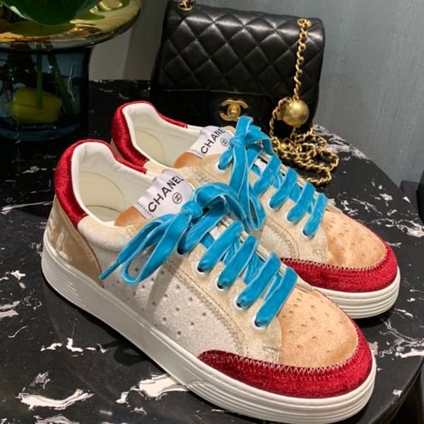 

fashion designer shoes womens casual shoes foot wears comfortable luxury womens sneakers velvet fabric shoes fast delivery b08, Black