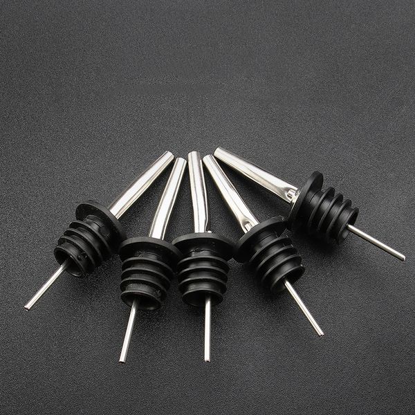 

stainless steel pourer wine wine bottle ser pour dispenser device silver black wine mouth supply bar restaurant home bar tools vt1390