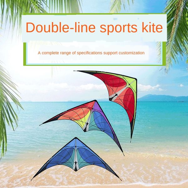 

double- double line excellent sports competition 120*60 special effects double-line kite manual sports kite quantity is excellent