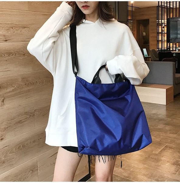 

female large capacity portable short-distance luggage travel travel light clothes boarding bag fitness bag