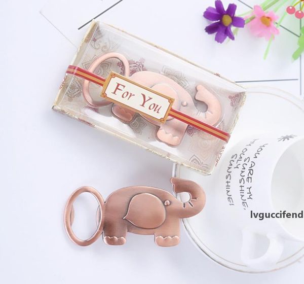 

lucky elephant bottle opener in gift box wedding favors beer can bottle opener party giveaway gift for guest