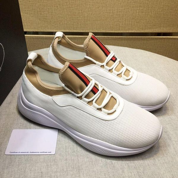 

drop ship mesh and neoprene sneakers men 's shoes new arrival design luxury lace -up low casual men shoes calzado deportivo para h, Black