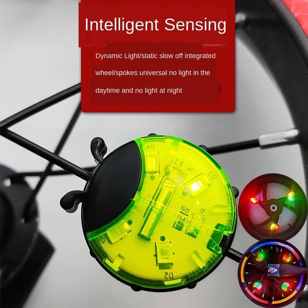 

h9tmj smart children balance car flower-drum lights bicycle tail light wheels integrated wheel wheel light frog bicycle scooter scooter