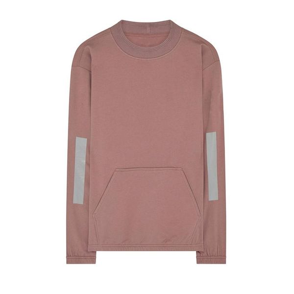 

18fw 60643 reflective crewneck sweatshirt toney 3m reflective men women fashion casual hflswy325, Black