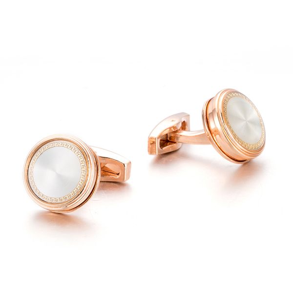 

2020 cufflinks stereo character sleeve studs rose gold cuffbutton, Silver