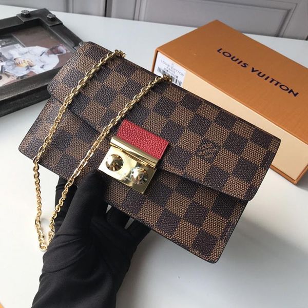 

fast delivery womens bags fashion classic flap luxury designer chain plaid leather bags women shoulder bags crossbody bag messenger bag