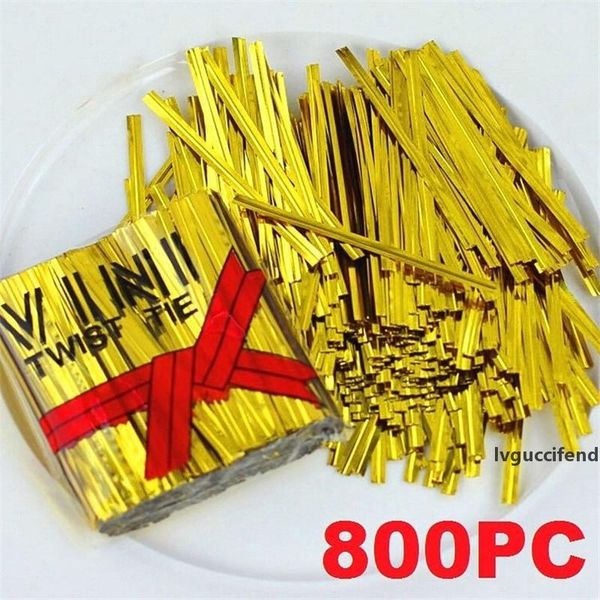 

app 800 pcs metallic twist ties for candy lollipop cake cello bag party event accessories decoration ing