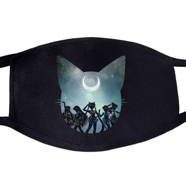 

coreano kawaii anime maschera бокка tessuto maschera maschera di polvere del fumetto viso divertente cotone анти белла riutilizzabile ajjwi
