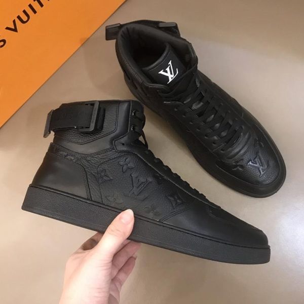 

rivoli sneaker boot mens shoes fashion outdoor walking comfortable shoes high lace -up casual sports luxury men shoes with origin box