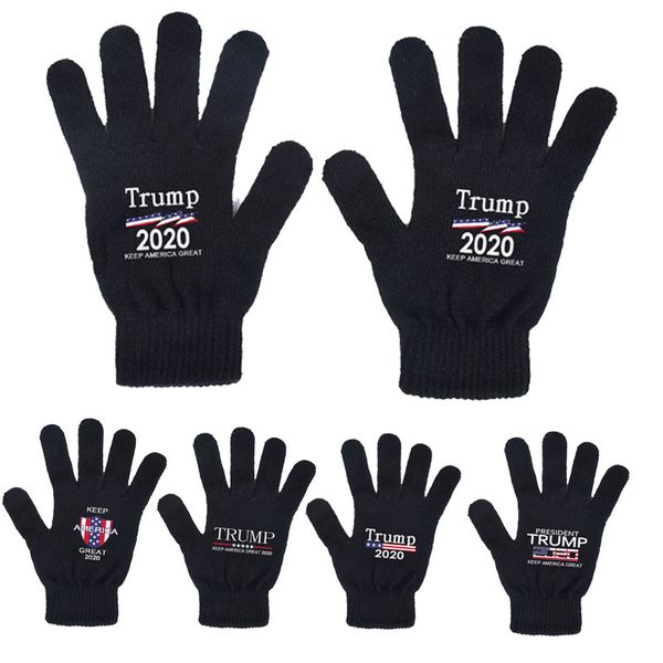 

trump перчатка 2020 keep america great печатных перчатки трампа президентских выборов в сша поставка теплых трикотажных перчаток
