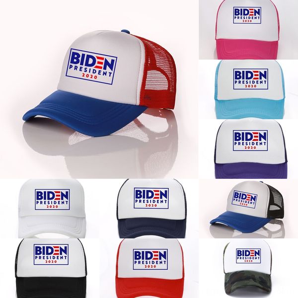 

udqr2 joe biden hat mesh 2020 american letter cap baseball cap embroidery president baseball election adjustable snapback hat, Blue;gray