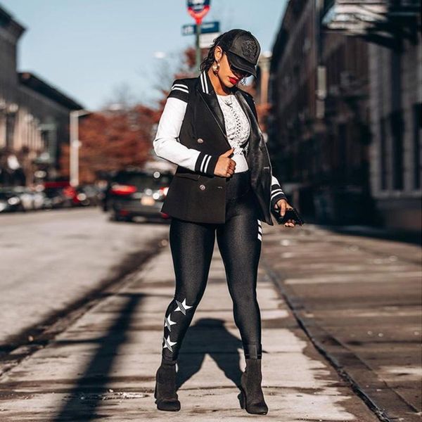 

women high street turn-down collar slim fit patchwork jacket female fashion double breasted long sleeve coat casual outwear d30, Black;brown