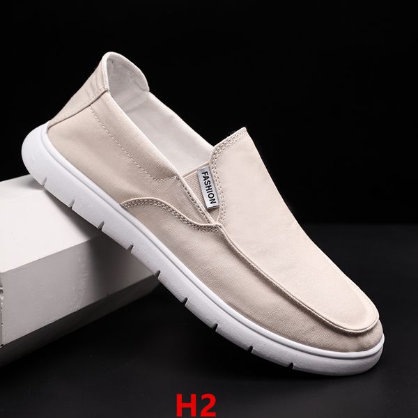 

2020 new fashionmen shoes flats casual shoes man breathable male sneakers h1-5, Black